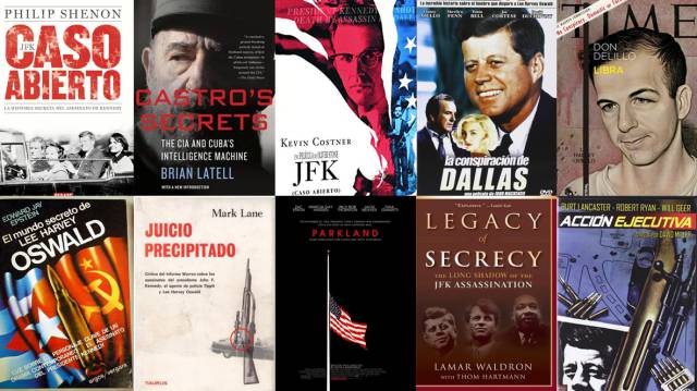 Libros y películas sobre los enigmas del asesinato de Kennedy