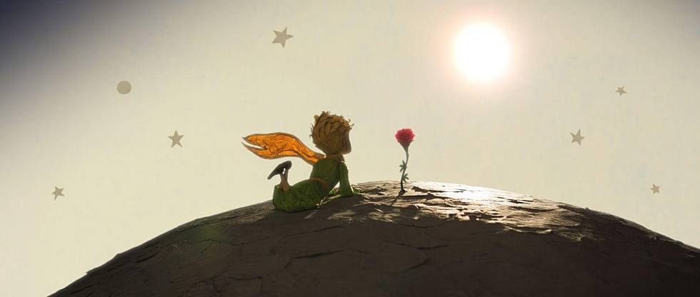 Fotograma de la película de animación "El principito".