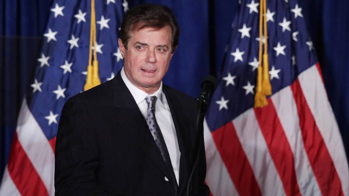 Paul Manafort, exjefe de campaña de Trump, en abril.