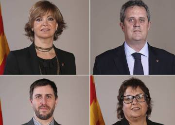 Los cinco exconsejeros que han ido a Bruselas