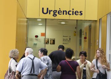 Urgencias del hospital de Sabadell durante un brote de legionela en 2014.