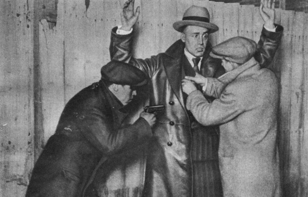 Fotografía para el especial delincuencia en Madrid (Ahora, 31 de enero de 1932).