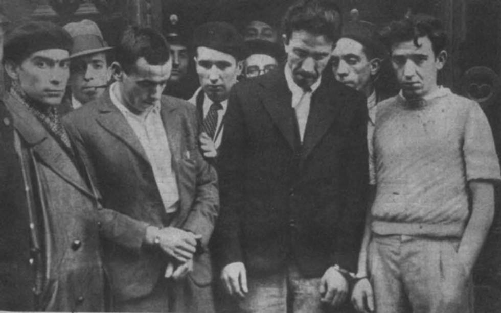 Detención de pistoleros (Ahora, 4 de febrero de 1936)