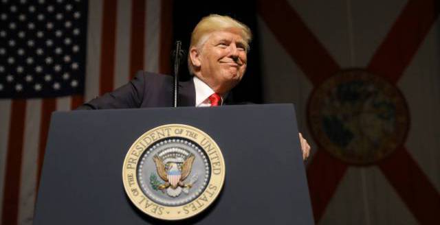 Trumps speaks on US-Cuba relations.