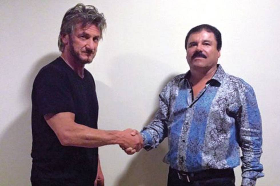 Sean Penn y El Chapo Guzmán. rn 