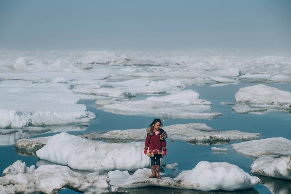 Amaia, de 11 años, en Barrow, Alaska (EE UU).