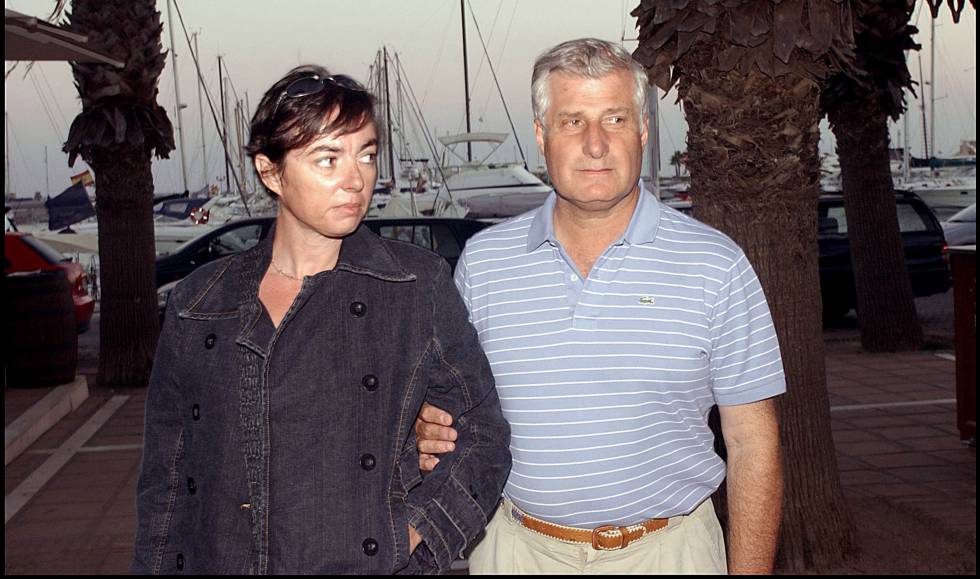 Matilde Solís y el actual duque de Alba, en 2002 cuando estaban casados