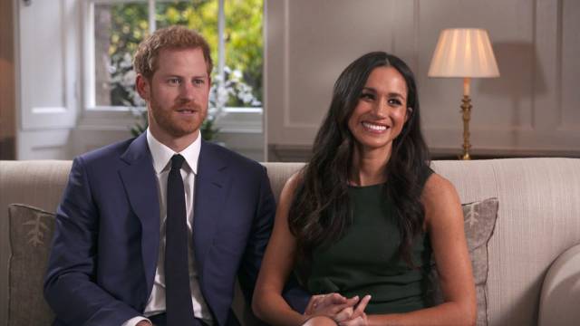 El príncipe y Meghan Markle, en la entrevista.