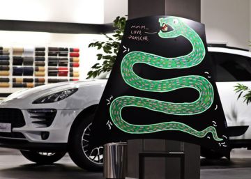 Cuando el capó de un Porsche se convierte en una obra de arte