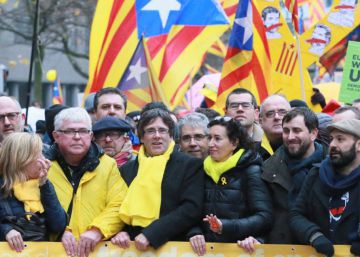 Pro-independence demonstration in Brussels attracts 45,000 protestors