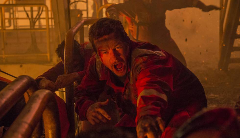 Mark Wahlberg in a still from the movie 'Deepwater Horizon'.