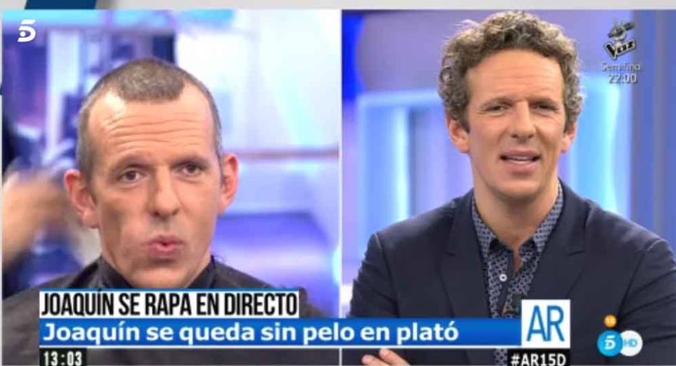 Joaquin Prat Se Rapa La Cabeza En Directo Gente Y Famosos El Pais