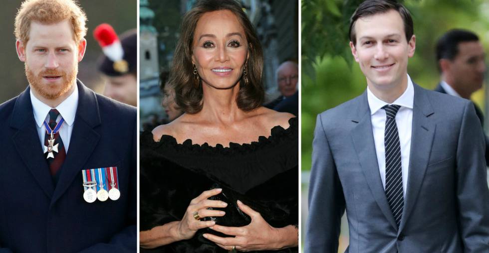 Enrique de Inglaterra, Isabel Presyler y Jared Kushner.