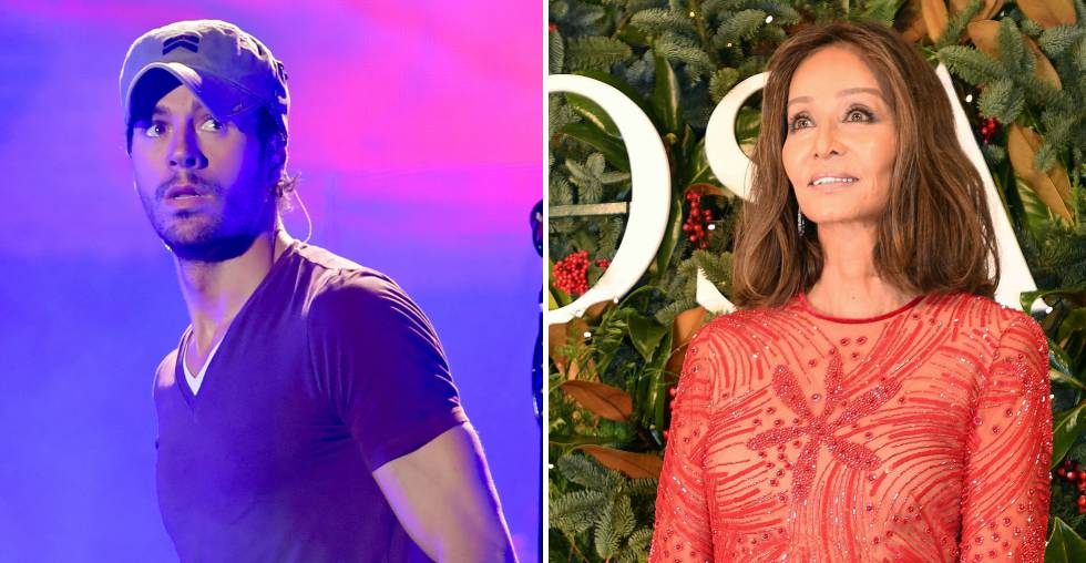 Enrique Iglesias en un concierto el pasado mayo y Isabel Preysler, la semana pasada en Málaga.