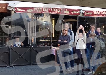 La infanta Cristina y su familia, de vacaciones en Roma La infanta Cristina y su familia, de vacaciones en Roma