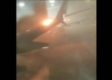 Pánico en un avión en Toronto tras chocar con otro en el aeropuerto