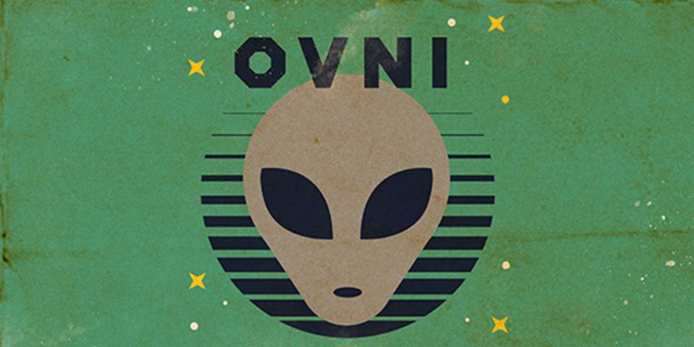 Poster do podcast OVNI concebido pela agÃªncia de jogadores.
