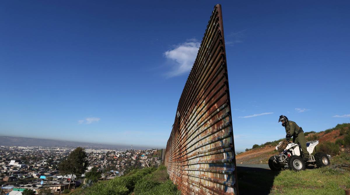 Muro fronterizo de Tijuana (México) con EE UU.