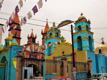 La desaparecida igleisa de San Pablo del Monte, en la localidad mexicana de Tlaxcala