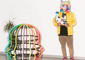 Grafiti, fallas y rascacielos: así es el arte de Okuda