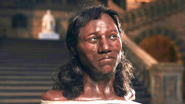 El rostro del llamado "Hombre de Cheddar".