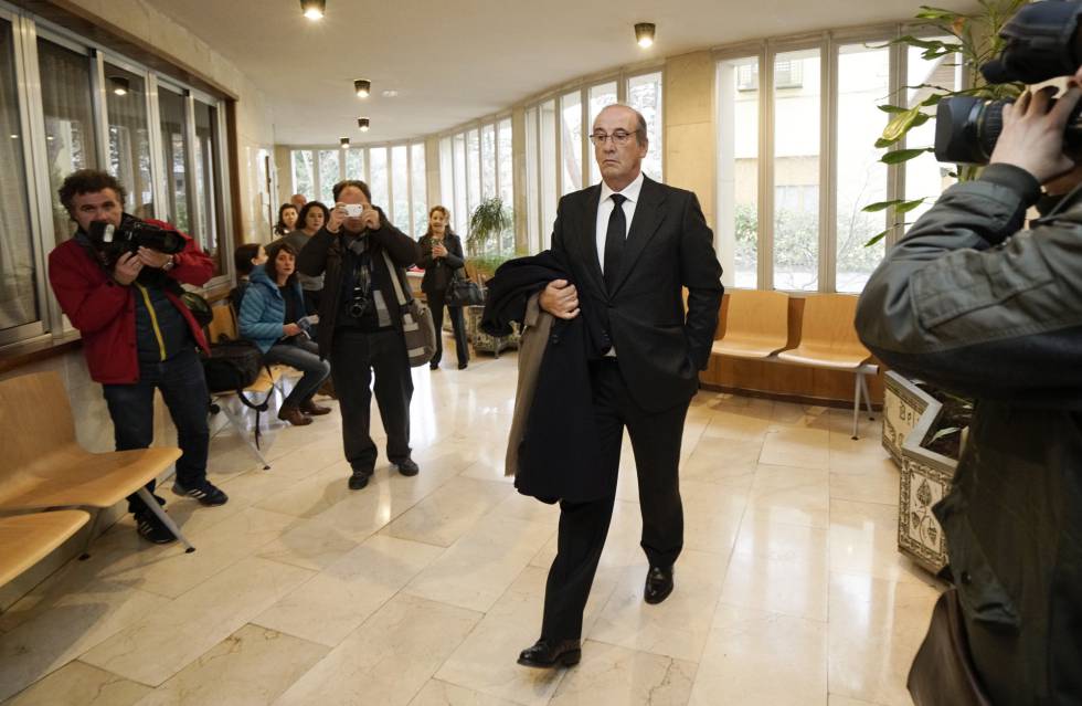 Francis Franco Martínez Bordiú llegando a los juzgados de Teruel el pasado 22 de enero. 