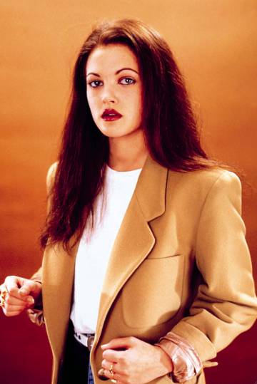 Drew Barrymore en el papel de Amy Fisher para la película televisiva emitida en 1993. 