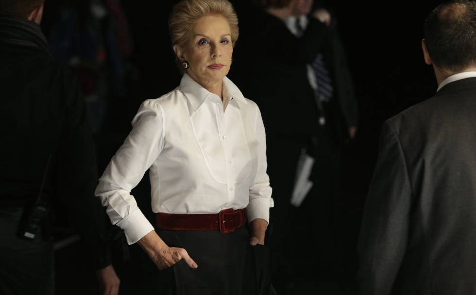 La diseñadora Carolina Herrera.