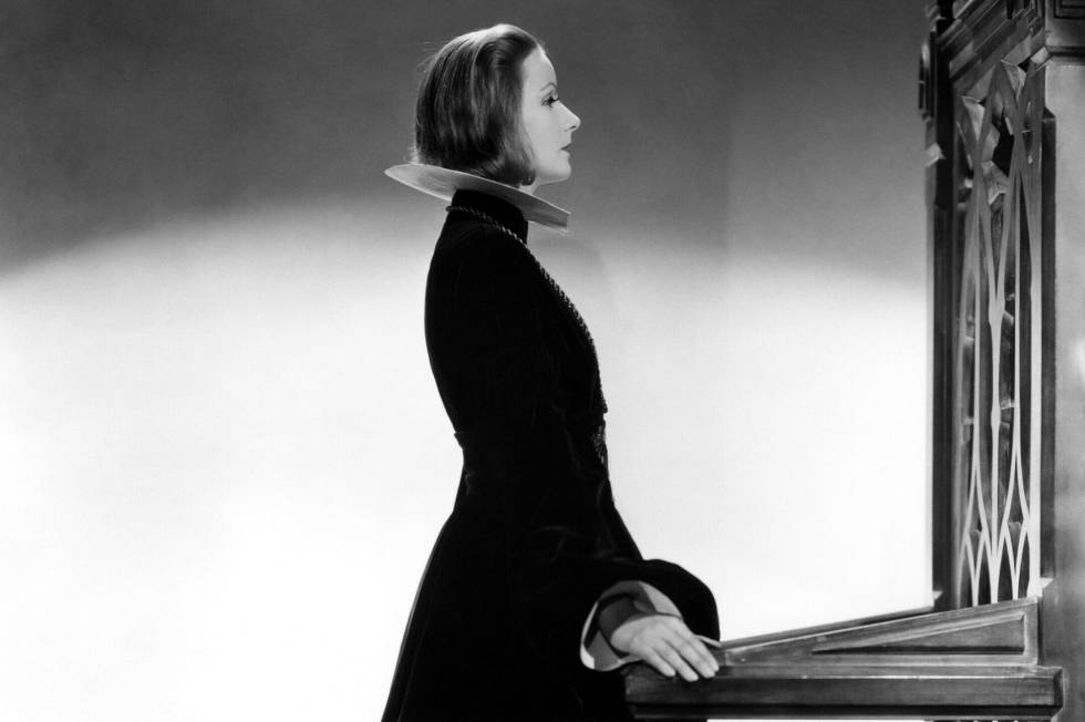 Greta Garbo en un fotograma de 'La reina Cristina de Suecia'.