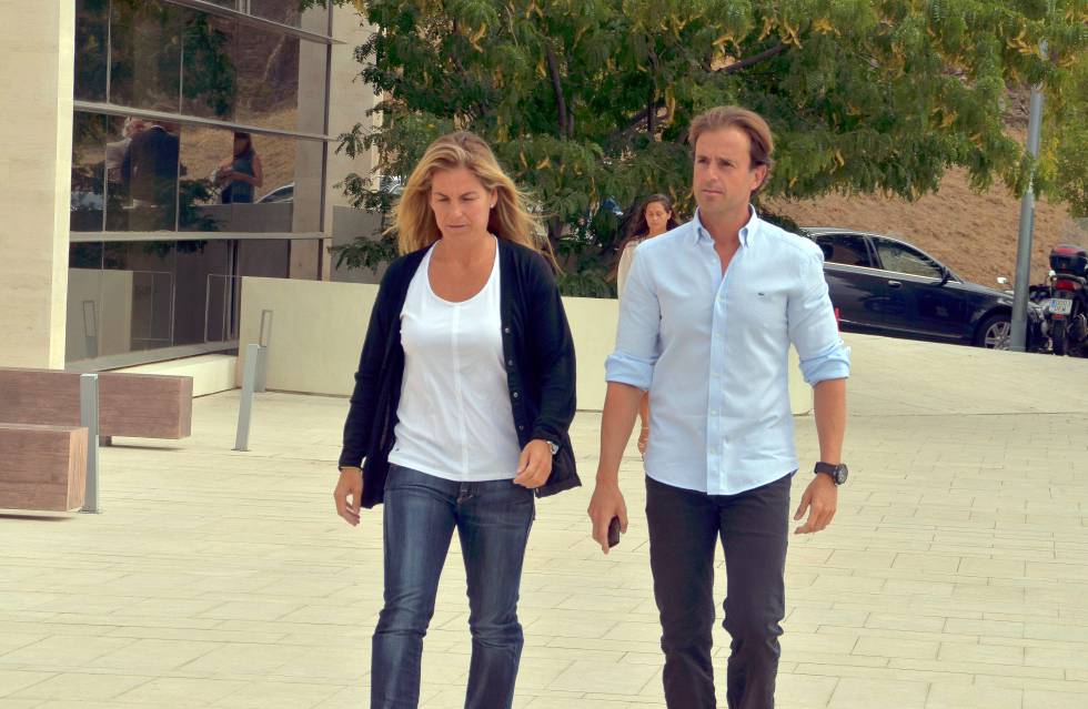 Arantxa Sánchez Vicario y Josep Santacana, en 2013.