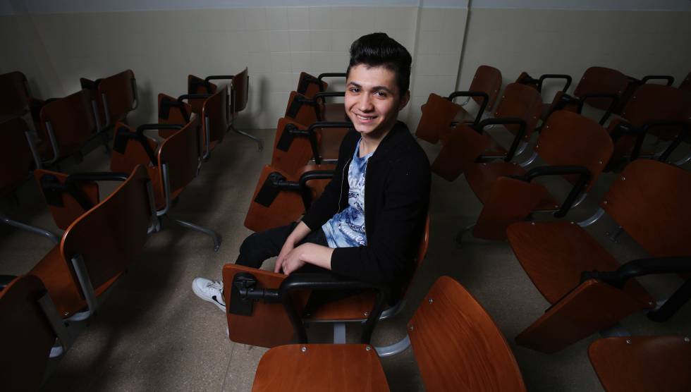 El refugiado sirio Wissam Ahmad.