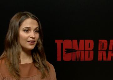 Entrevista en vídeo: Alicia Vikander sigue el camino de Angelina Jolie en 'Tomb Raider'