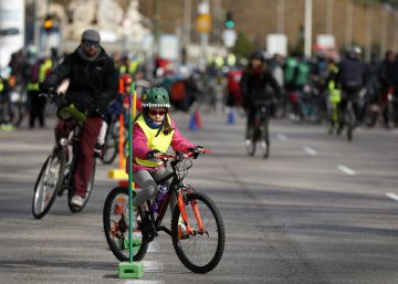 El día que la Castellana fue para las bicis