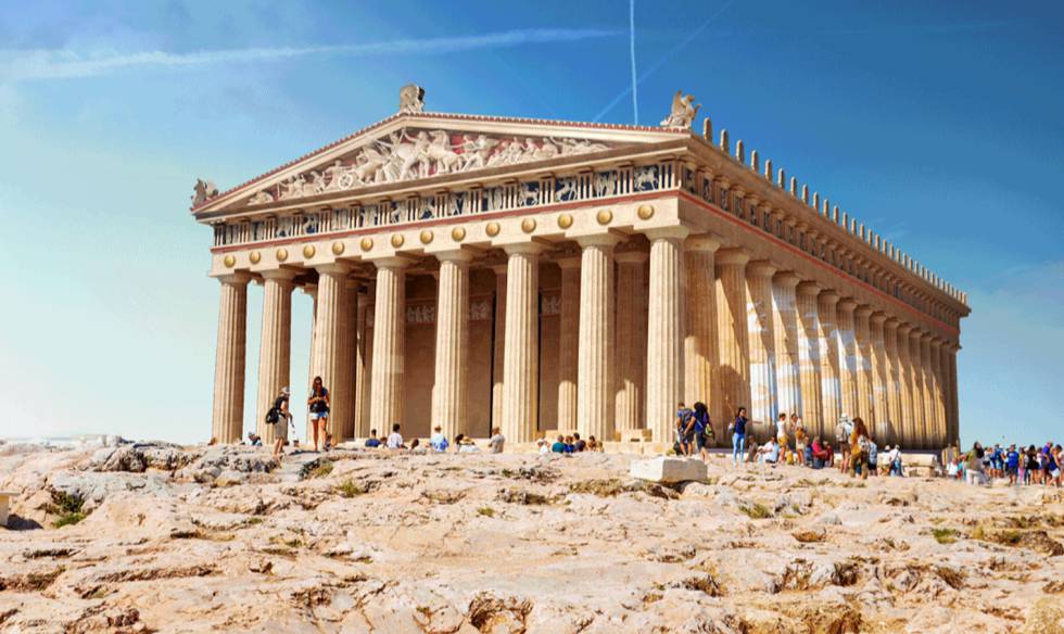 Así hubieras visto el Partenón (y otros seis monumentos famosos) de haber hecho turismo hace 2.500 años | Blog Paco Nadal | EL PAÍS
