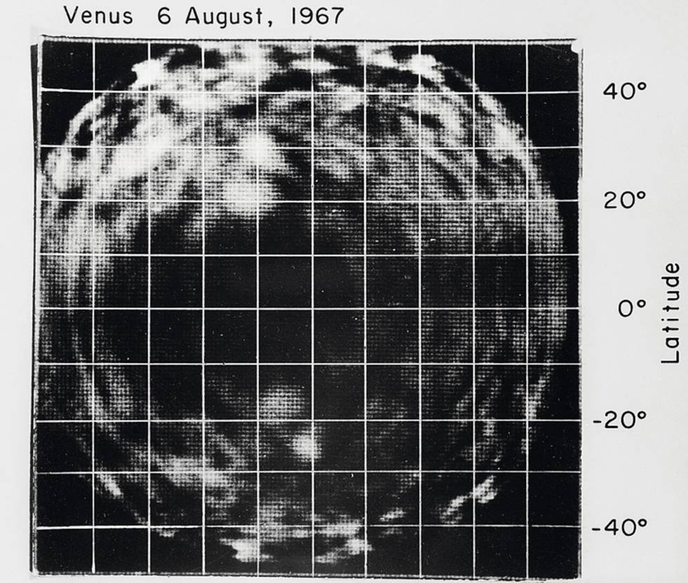 Mapa de Venus trazado por cientÃ­ficos de la Universidad Cornell (EE UU). Utilizaron el telescopio gigante de Arecibo (Puerto Rico).