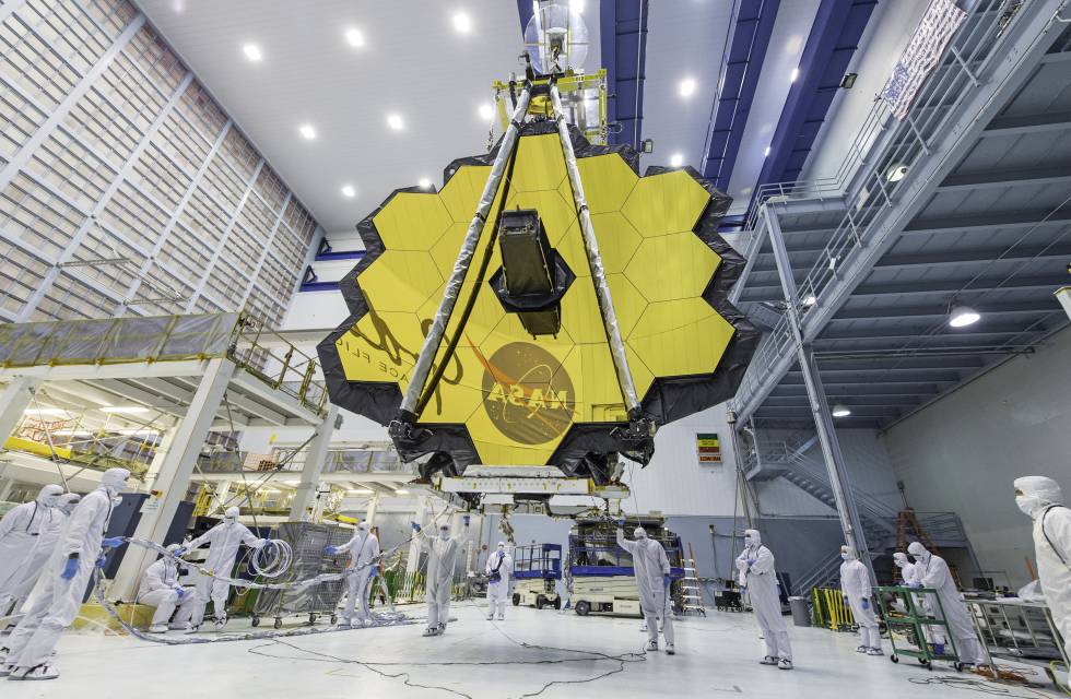 El espejo principal del Telescopio Espacial James Webb
