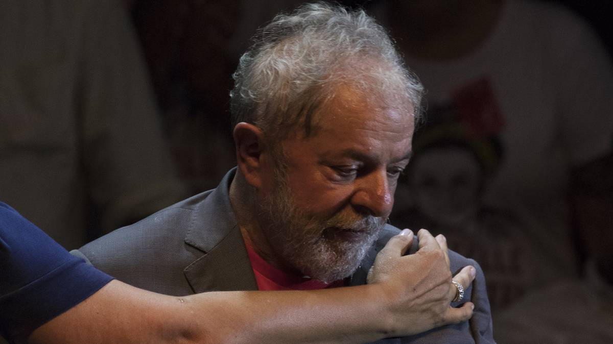 Lula, el pasado domingo en Río de Janeiro.