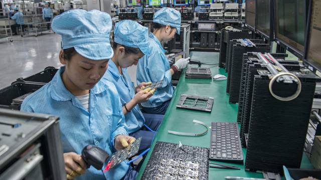 Fábrica de la empresa en Shangai.