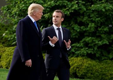 ¿Le dio Macron a Trump en el Congreso una puñalada por la espalda?