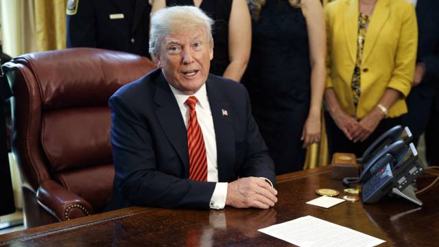 Donald Trump, en el Despacho Oval de la Casa Blanca.