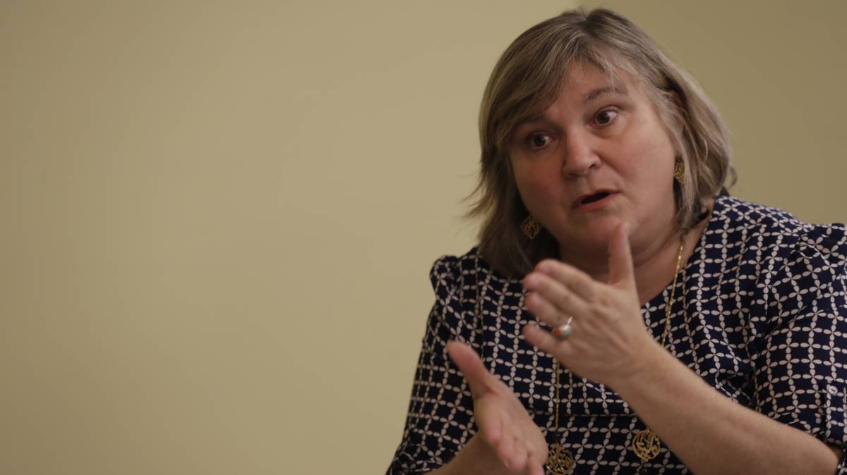 La directiva de ONU Mujeres María Noel Vaeza, en Madrid.