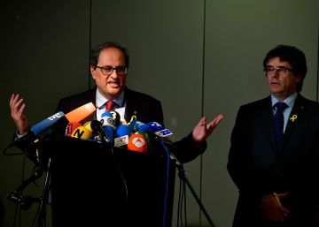 New Catalan premier visits Puigdemont in Berlin, asks for end to direct rule