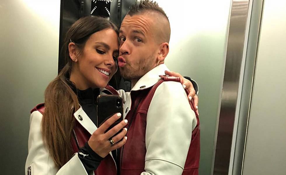 Cristina Pedroche y Daviz Muñoz se fotografÃan con la misma cazadora.