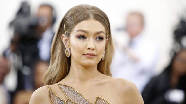 Gigi Hadid en la gala del Museo Metropolitan.