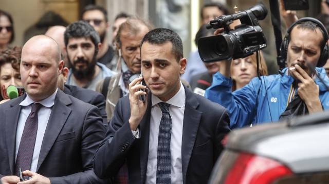 Luigi Di Maio, líder del Movimiento 5 Estrellas.