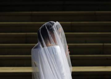 La llegada en solitario de Meghan Markle