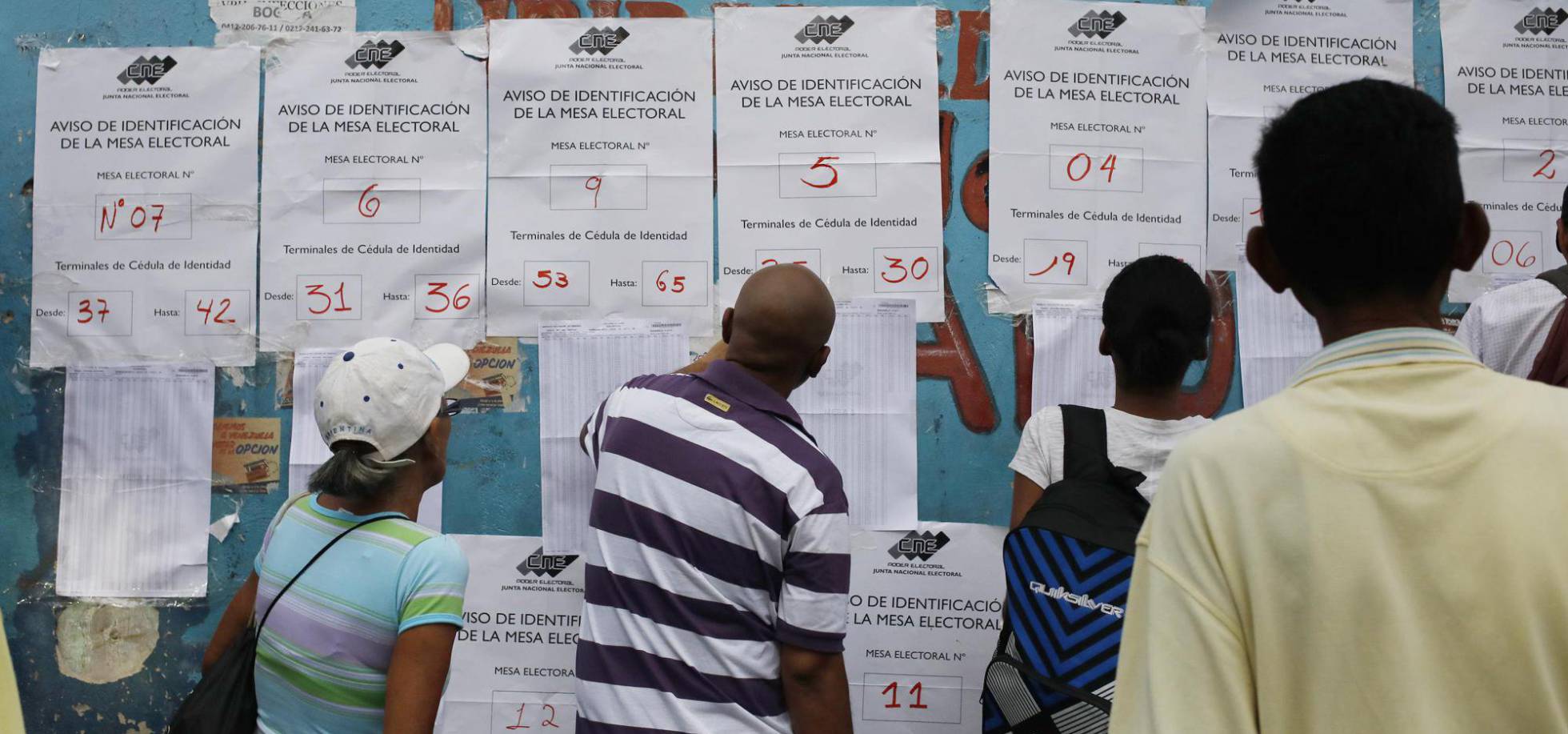 Fotos La jornada de elecciones presidenciales en Venezuela, en