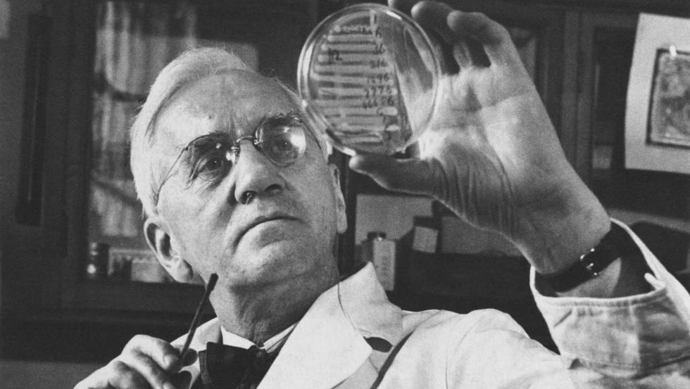 Alexander Fleming, descubridor de la penicilina.