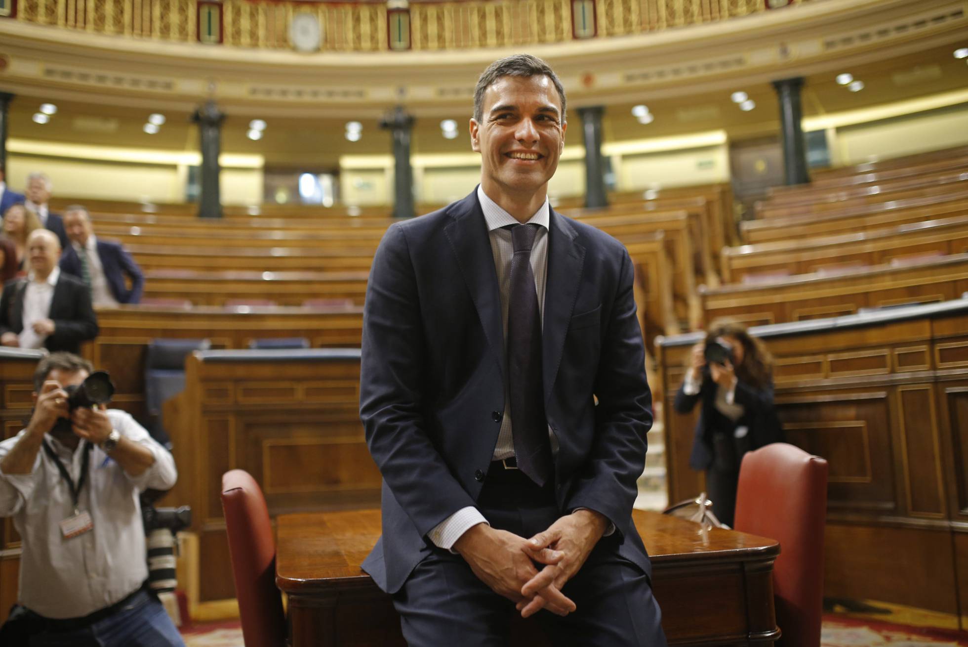 Ο σοσιαλιστής ηγέτης Pedro Sánchez.