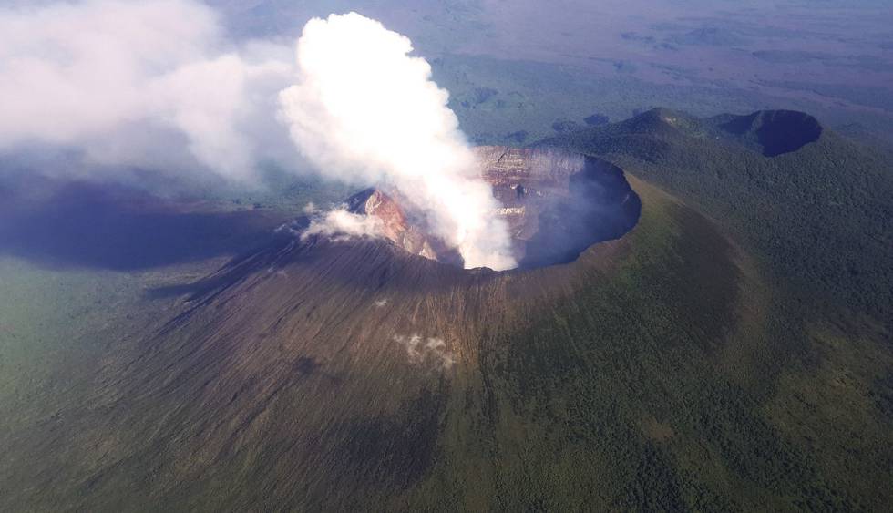 Monte Nyiragongo.